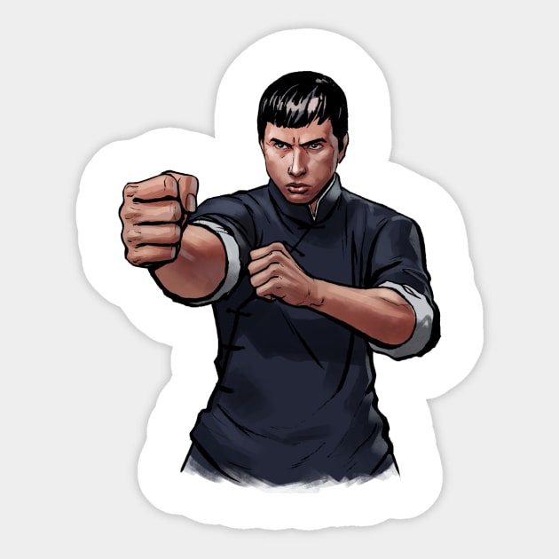 Ip Man Sticker by ohshirtdotnet